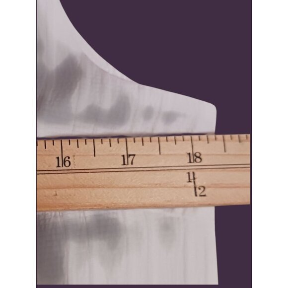 Sleeveless  Button-Down Mini Dress With Ruffle Casual Dress Fashion Size Large - Picture 7 of 9